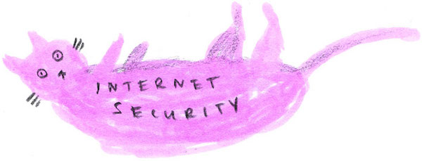 Internet security cat