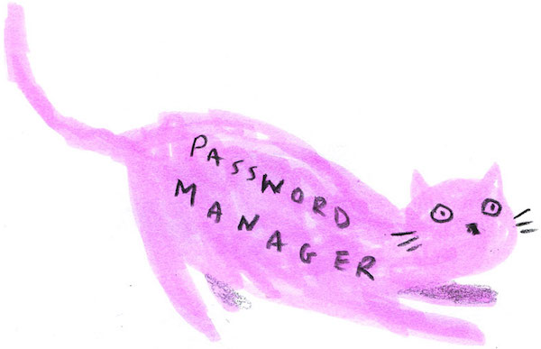 Password manager cat